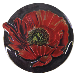 Magnet, Poppies, 3D