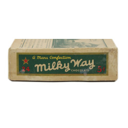 Box, Chocolate Bar, Milky Way, Empty
