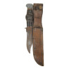 Knife, Utility, MK 1, PAL RH-35, US Navy, Taped, with Leather Scabbard, BOYT -43-, U.S.N.