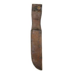 Knife, Utility, MK 1, PAL RH-35, US Navy, Taped, with Leather Scabbard, BOYT -43-, U.S.N.
