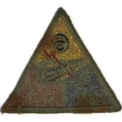Insigne, 6th Armored Division, dos vert, 1943