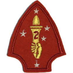 Insignia, 2nd Marine Division, USMC, Felt