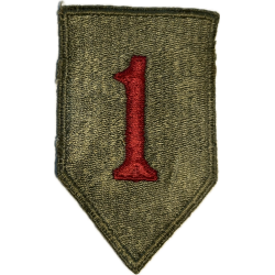 Patch, 1st Infantry Division, Green Back, 1943