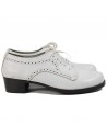 Chaussures basses blanches, en cuir NNC / USN