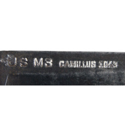 Couteau de tranchée M1917, L.F. & C. 1917, lame USM3 CAMILLUS 1943, avec fourreau USM6 BARWOOD 1943