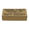 Ration K, Breakfast Unit, premier type, complète et intacte