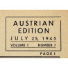 Newspaper, The Screamer, 502nd PIR, 101st Airborne Division, July 25, 1945, Volume 1, Number 7 Newspaper, The Screamer, 502nd PIR, 101st Airborne Division, July 25, 1945, Volume 1, Number 7