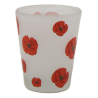 Verre à liqueur, Coquelicot Verre à liqueur, Coquelicot
