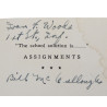 Manual, The Infantry School, Officer Candidate Class No. 75-A, First Company, Fort Benning, 1942, Signed