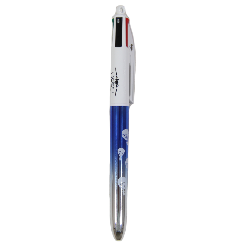 Pen, 4 colors, BIC, Parachute
