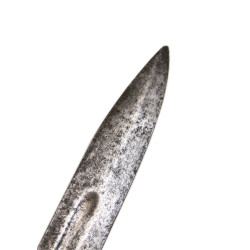 Knife, Fighting, Bayonet, M1, UTICA CUTLERY, Modified, with Leather Scabbard, Theater-Made