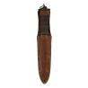 Knife, Fighting, EGW style, 1st Type, with Leather Scabbard