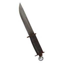 Couteau de combat type EGW, 1er type, avec fourreau en cuir