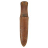 Knife, Fighting, EGW style, 1st Type, with Leather Scabbard