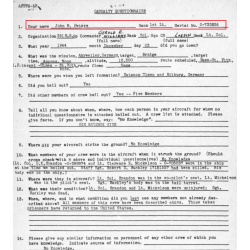 Valise Type E-1, Bombardier's Case, 2nd Lt. John Peters, 574th BS, 391st BG, 9th Air Force, USAAF, POW, ETO