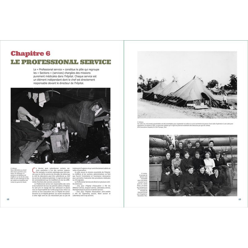 L'hôpital de campagne de l'US Army, The evacuation Hospital 1941 - 1945