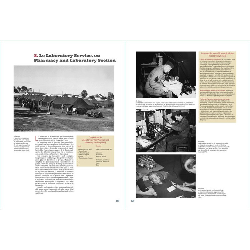 L'hôpital de campagne de l'US Army, The evacuation Hospital 1941 - 1945