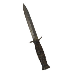 Knife, Trench, USM3, IMPERIAL on Blade, with USM8 Scabbard, 1st Type, Modified