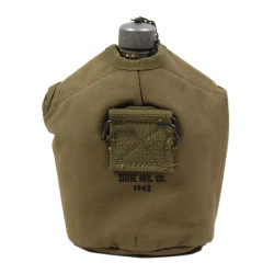 Gourde US Army, complète, 1941-1942, matricule partiel