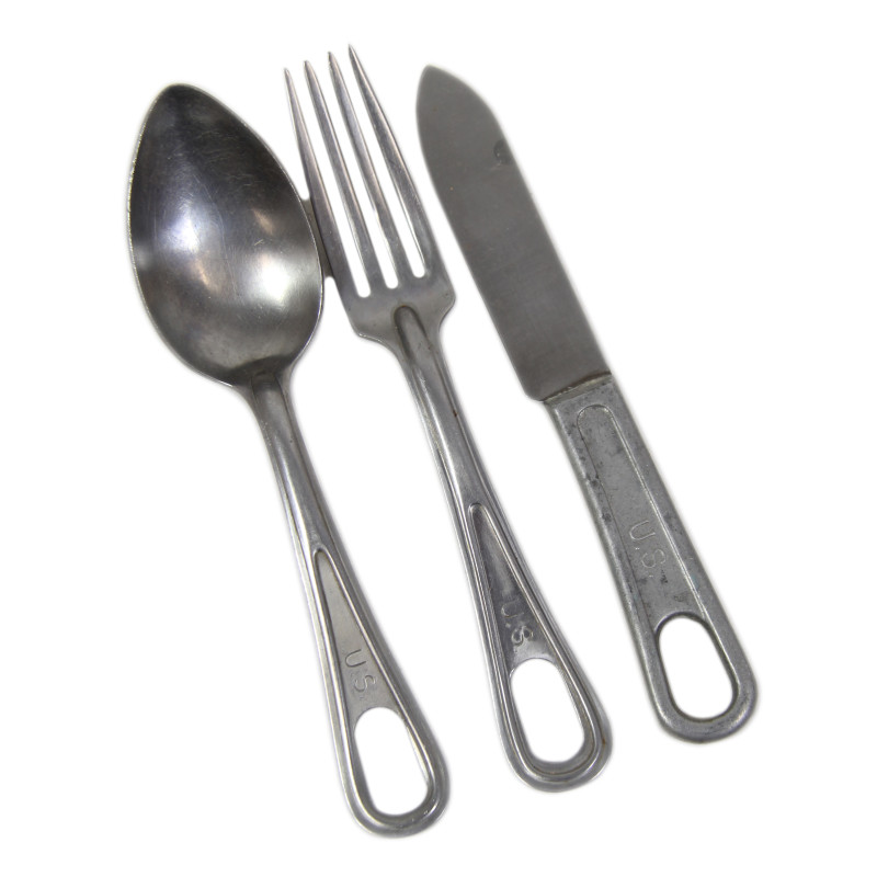 Jeu de couverts, US Army, SILCO & DIAMOND SILVERWARE CO.
