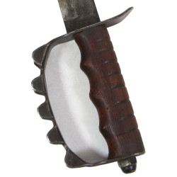 Couteau de tranchée M1917, lame MK 2, avec fourreau en cuir, MK 2
