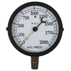 Manomètre, Pression hydraulique, 2000 bars
