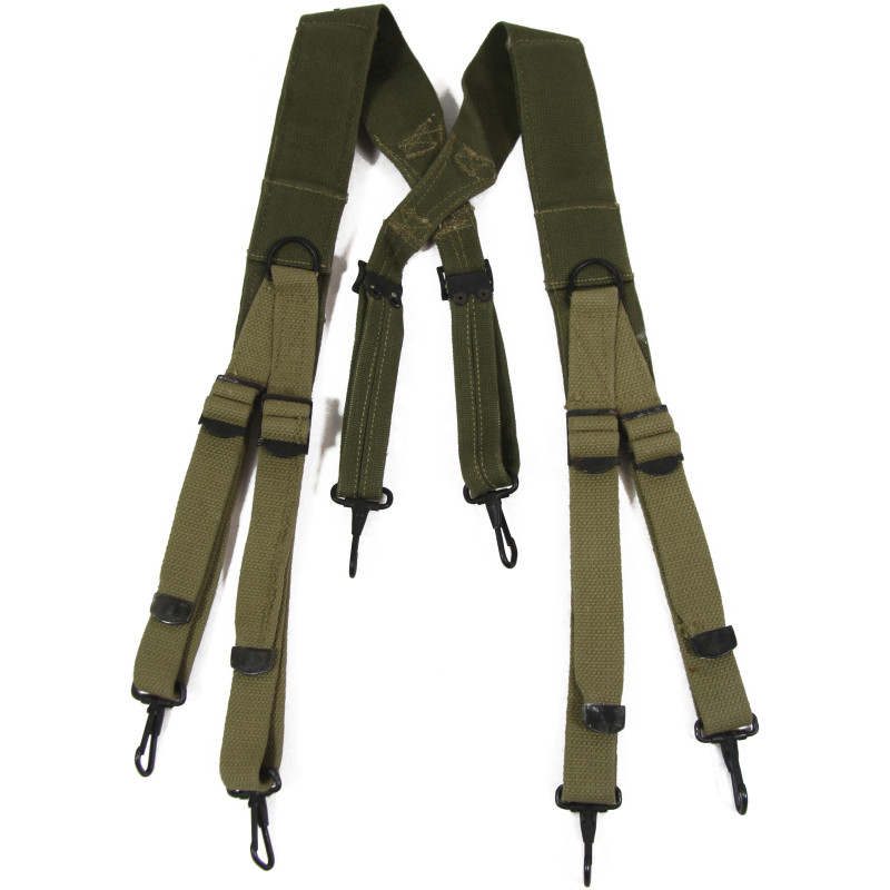 Suspenders, Belt, M-1936, Reinforced, Two-Tone