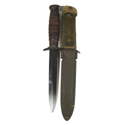 Knife, Trench, USM3, CAMILLUS on Blade, with USM8 Scabbard, 1st Type