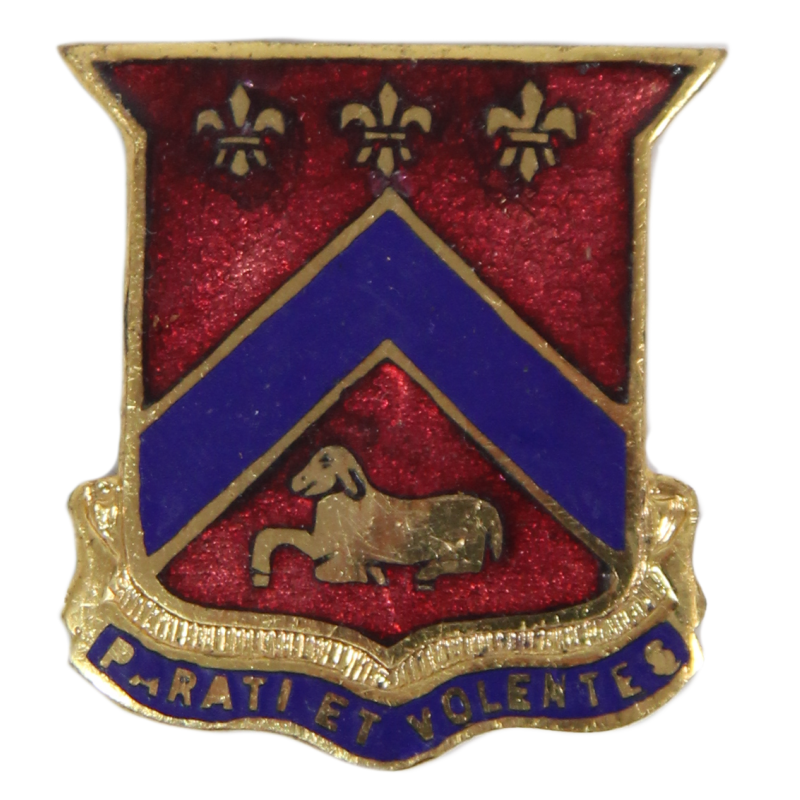 Crest, DUI, 123rd Field Art. Bat., 33rd Inf. Div., PB