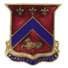 Crest, DUI, 123rd Field Art. Bat., 33rd Inf. Div., PB