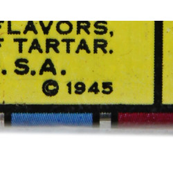 Paquet de bonbons, CHARMS, 1944-1945, complet