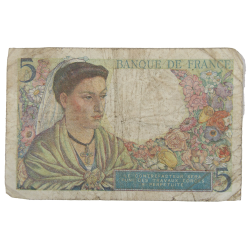 Banknote, 10 French Francs, 1945