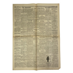 Journal belge, La Libre Belgique, 10 septembre 1944