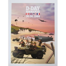 Affiche, D-Day Normandie, 06.06.1944