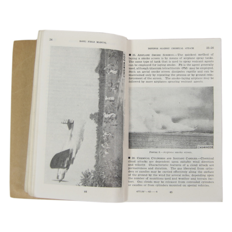 Manual, Field, Basic, FM 21-40, Defense Against Chemical Attack, 1942