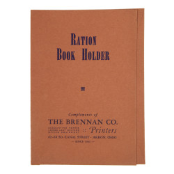 Holder, War Ration Books, US, 1943