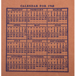 Porte-carnets de rationnement US, 1943
