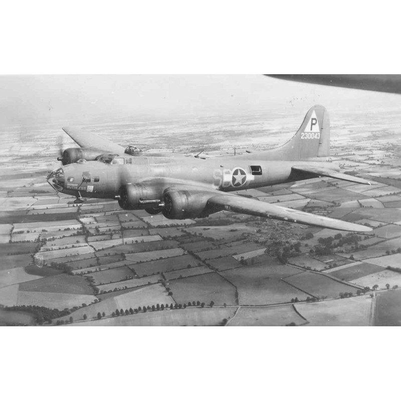 Chest Insignia, 547th Bombardment Squadron, 384th Bombardment Group, 8th Air Force, Leather