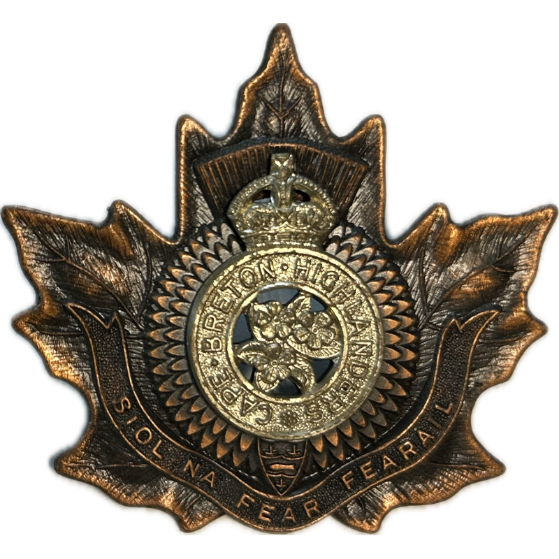 Cap badge, Cape Breton Highlanders, Scully Ltd Montréal