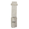 Frog, Bayonet, British, Painted White
