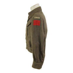 Blouse, Battledress, 1939 Pattern, Canadian, 1st Canadian Infantry Division, Size 5, 1942