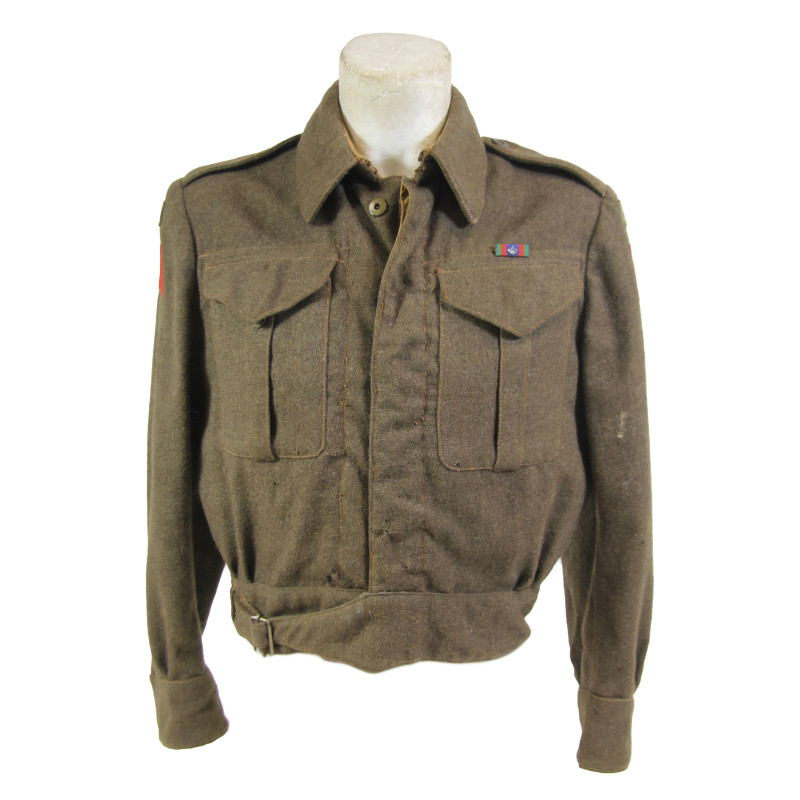 Blouse, Battledress, 1939 Pattern, Canadian, 1st Canadian Infantry Division, Size 5, 1942