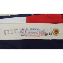 Drapeau US 48 étoiles brodées, BULL DOG BUNTING, 152 x 274 cm