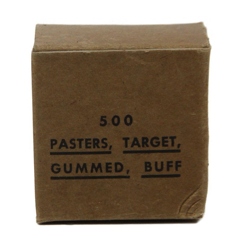 500 Pasters, Target, Gummed, Buff, Mint