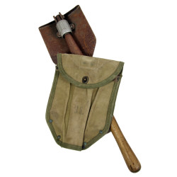 Pelle pliante M1943, AMES 1944, avec étui 1er type, LUB. PROD. CO. 1943