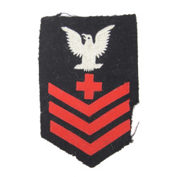 Insigne, Pharmacist's Mate 1st Class, US Navy, Corpsman, 1944