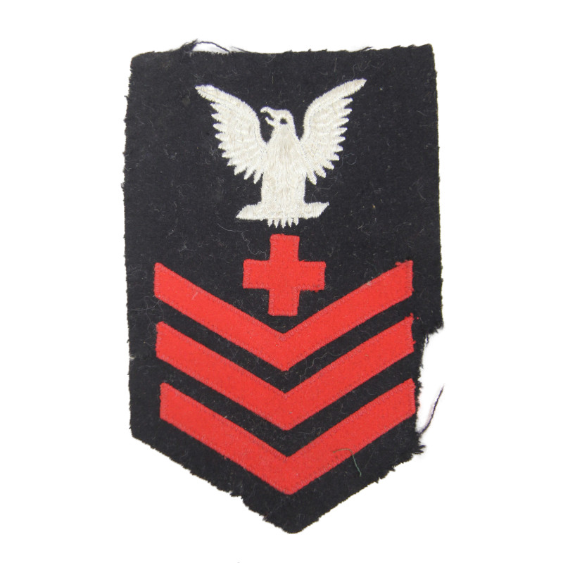 Insignia, Pharmacist's Mate 1st Class, US Navy, Corpsman, 1944