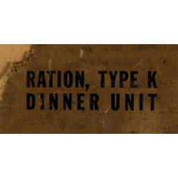 Ration K, Dinner Unit, vide