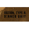 Ration K, Dinner Unit, vide
