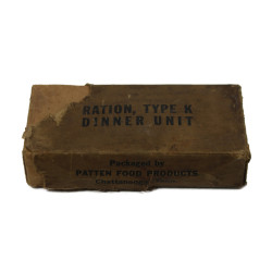 Ration K, Dinner Unit, vide